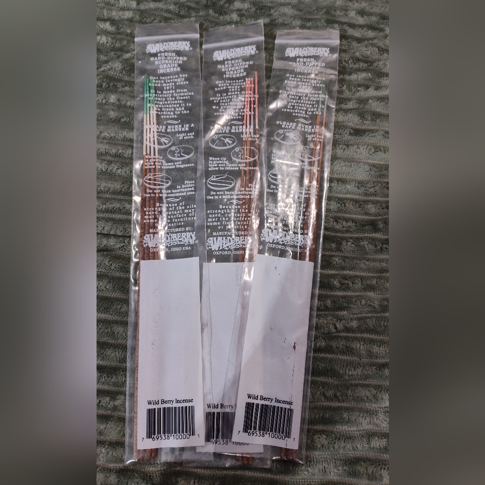 NEW! Incense Sticks (3pks)